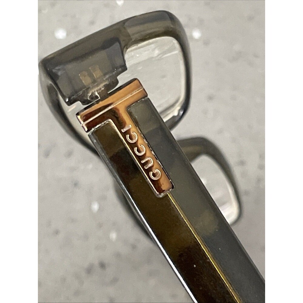 Gucci GG 1444 988 Brown Rectangular Eyeglasses Frames ONLY 130 Full Rim Italy - Picture 12 of 15